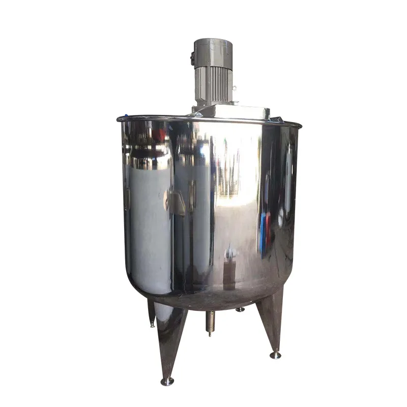 Cream Fluid Single Layer Mixing Homogenization Tank Sanitary Grade Stainless Steel 304 Emulsion High Shear Emulsification Tank