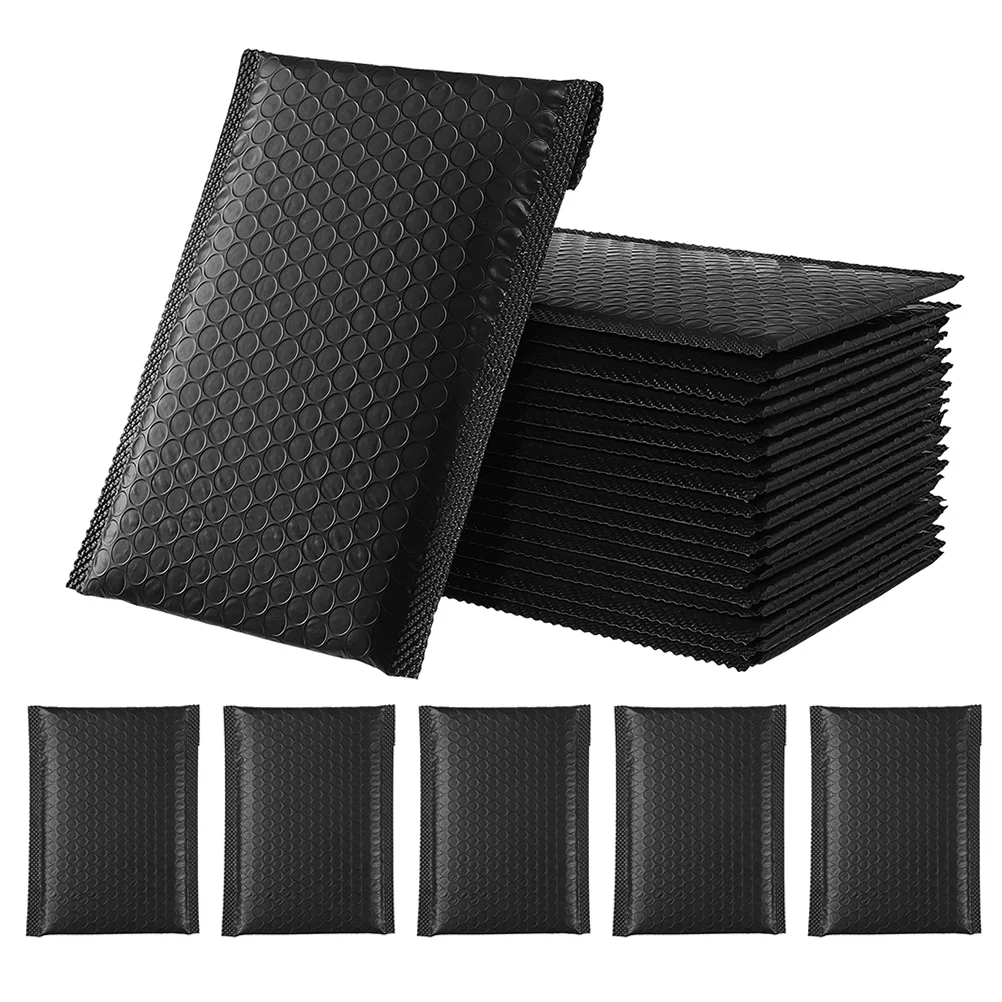 

50pcs Shockproof Foam Bag Self Seal Bubble Mailers Small Labeling Envelopes Coextrusion Film Lightweight Packaging Solution