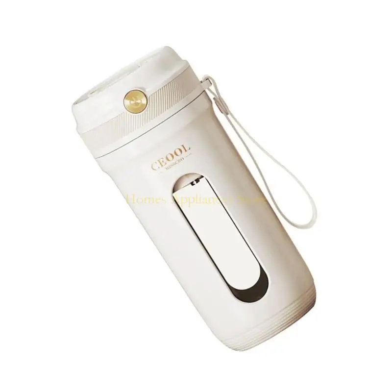 D0ABポータブルブレンダーパーソナルサイズシェイクスムージー用の10PCSブレード350mlミニブレンダー充電可能