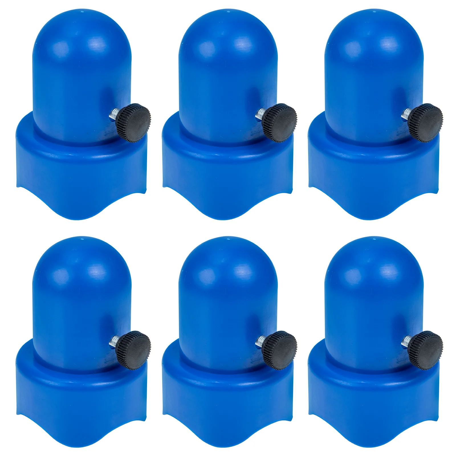 

6 Sets Trampoline Pole Caps Small Replacement Fence Safety Parts Covers Poles Supplies Plastic Accessories Enclosure