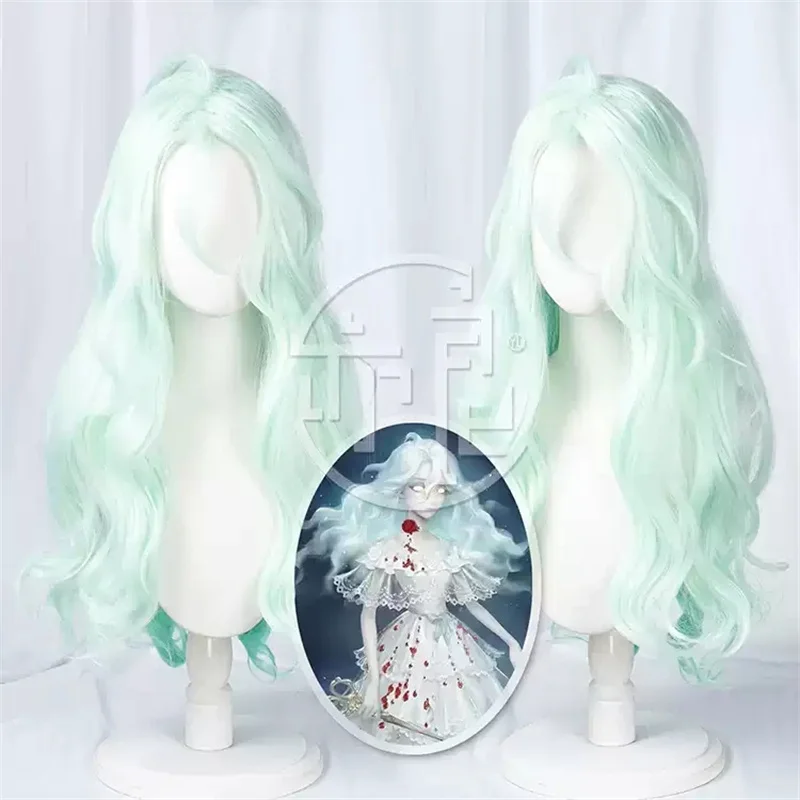 Game Identity V Bloody Queen False Hope Marie Cosplay Wig Mary Long Wavy Hair Heat-resistant Fiber Hair Halloween Party Props