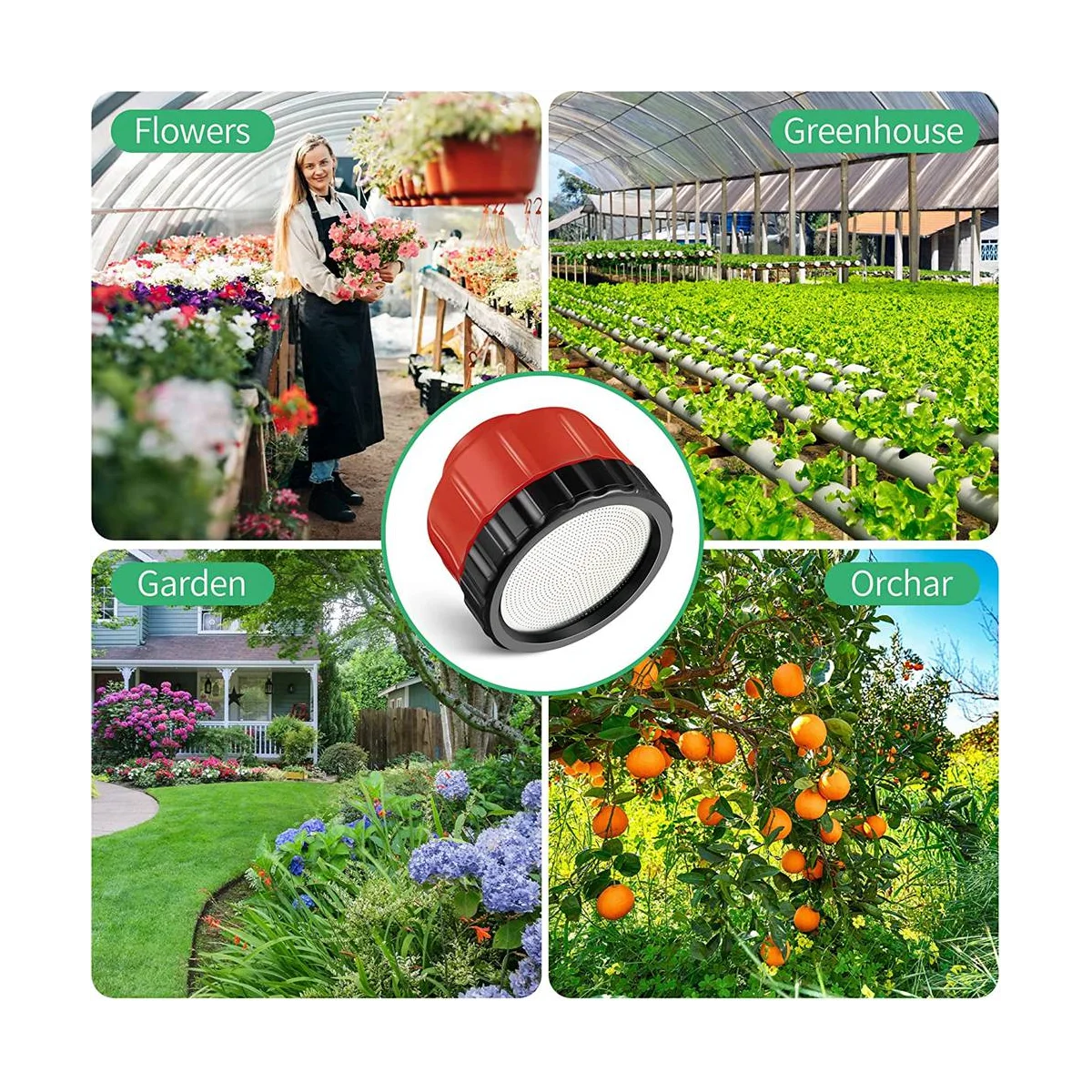 プラスチック製の庭の散水ノズル,1000ユニット,074994324268ガロン,植物用,花,鉢植え