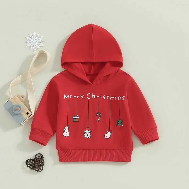 

Girls Winter Warm Fleece Hooded Pullover Sweatshirts Long Sleeve Cartoon Print Casual Tops for Toddlers