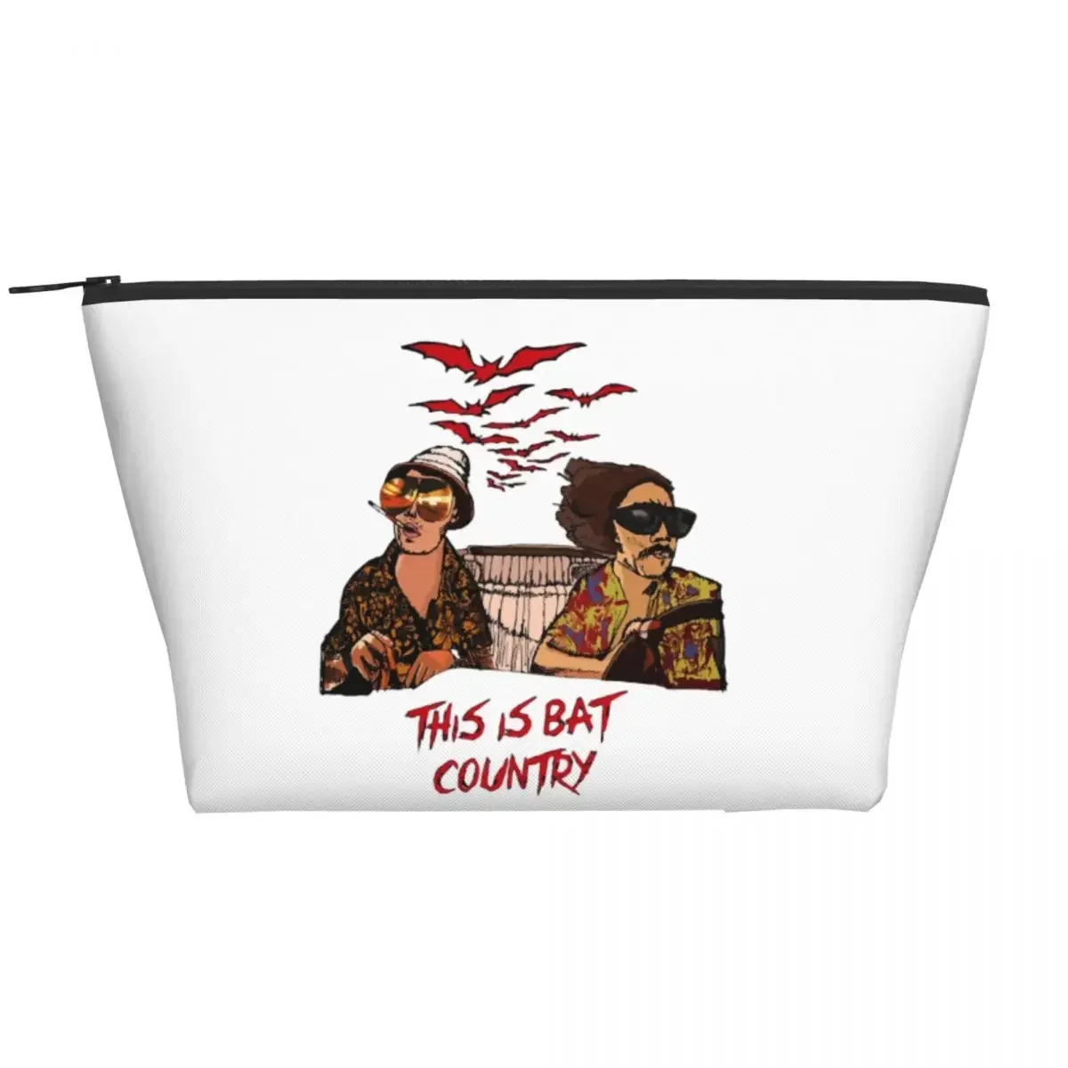 Fear And Loathing In Las Vegas Art Makeup Bag for Women Cosmetic Bags Travel Toiletry Storage Pouch Organizer Dopp Kit Box