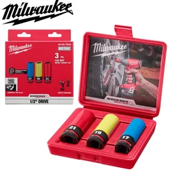 Milwaukee Parts 49-66-7834 Lug Nut Wheel Socket SHOCKWAVE 1/2 Metric Impact Drive Auto Repair High Torque Power Tool Accessories