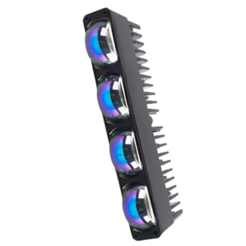 NEW HOT In Stock-For Auto Compatible 4LED Car Grill Bar 12-24V Universal Led Light White Amber Driving Fog Lights Offroad Spotli
