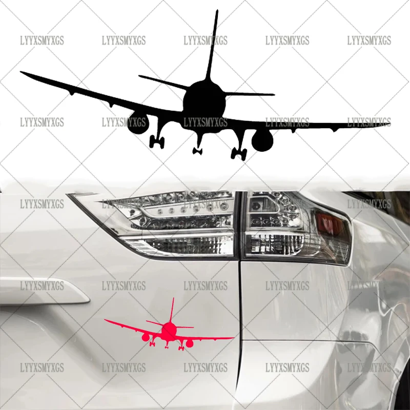 

Self-Adhesive Custom Airplane Dazzling Stickers Waterproof Sunscreen Vinyl Decal PVC wholesale Car Accessories