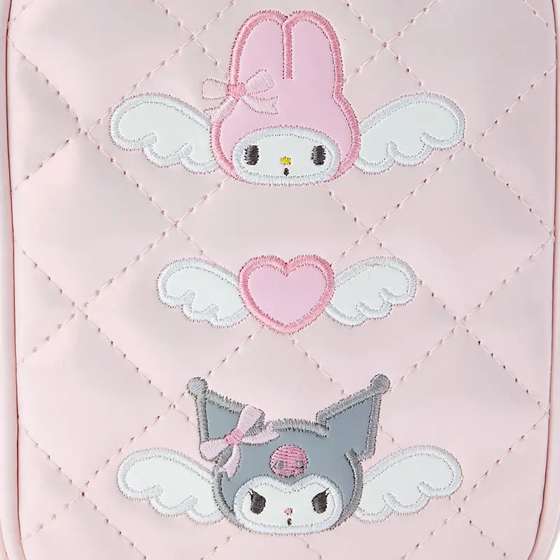 Sanrio Mymelody Kuromi Cinnamoroll Saco De Armazenamento Padrão Dos Desenhos Animados, Saco Cosmético De Dois Lados, Presente De Losango Rosa, Dream Angel Series