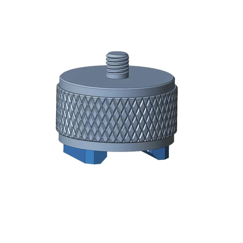 Stainless steel magnet motor vibration sensor installation magnetic suction seat horseshoe foot saddle shaped curved surface