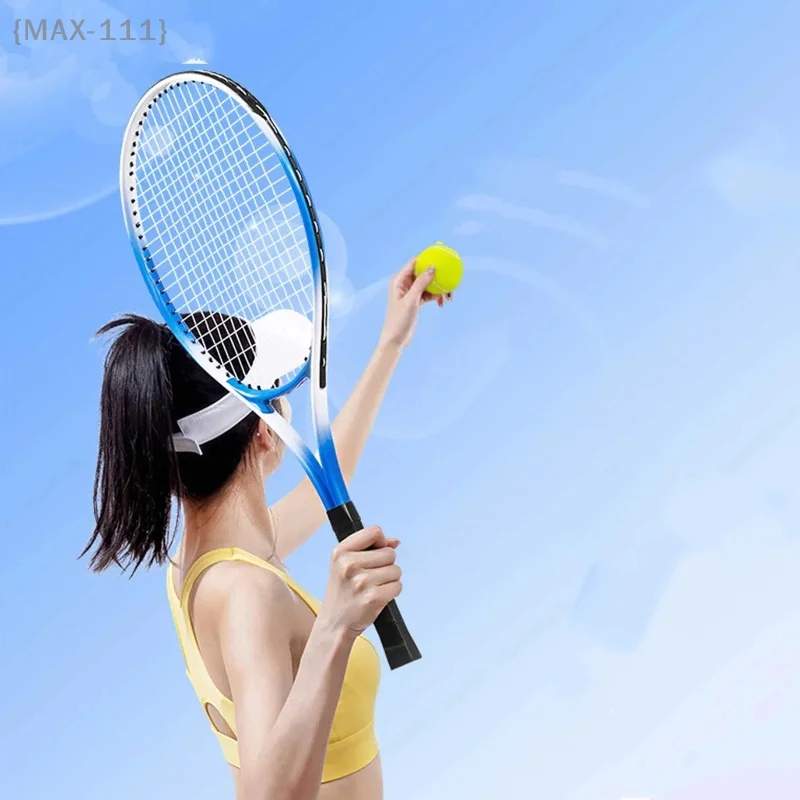 Raqueta de tenis profesional para niños, raqueta de entrenamiento interactiva Unisex para principiantes, a prueba de golpes y padres e hijos, 1 ud.