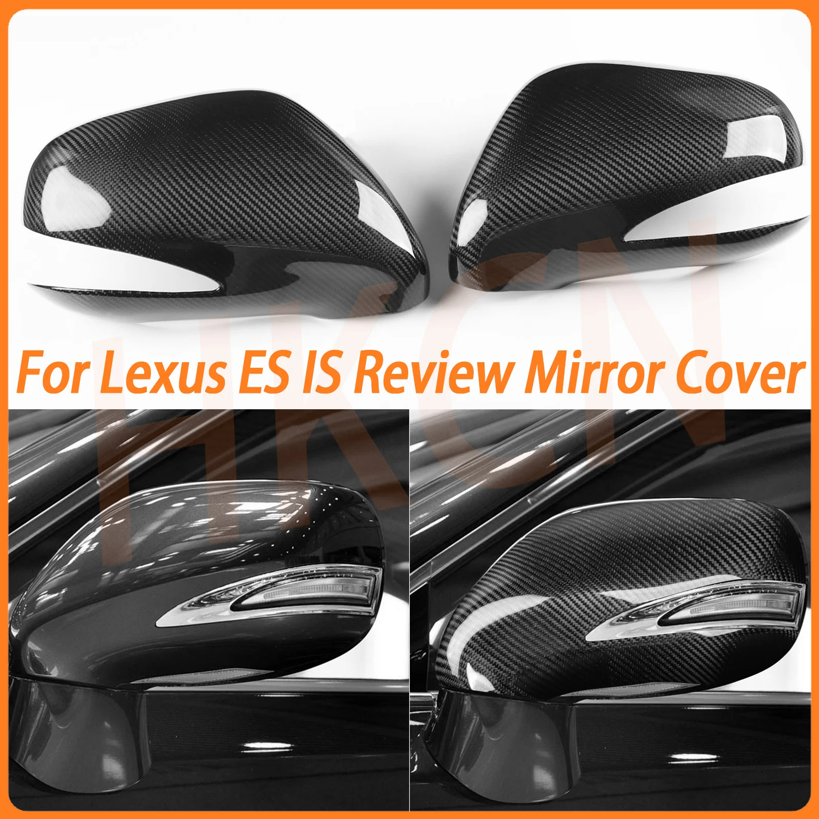 LHD Side Rearview Side Mirror Cover For Lexus IS ES IS250 IS350 ES250 ES350 2008-2016 Reversing Mirror Cap Mirror Trim