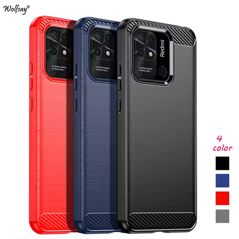 For Xiaomi POCO C40 Case Cover for POCO C40 X4 M4 Pro F4 M3 X3 M5 M5S Case Bumper Fiber TPU Silicone Armor Rubber POCO C40 Cover