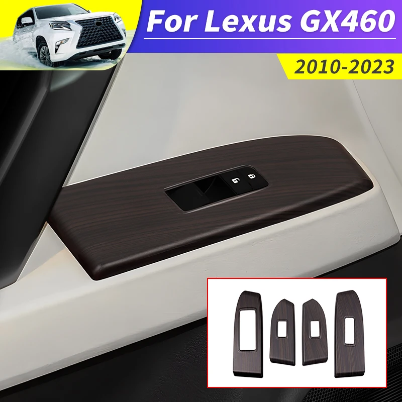 

Для Toyota 2010-2023 Lexus 460 GX460 2011 2012 2013 2014 2015 панель управления оконным переключателем, накладка на дверь, аксессуары для интерьера