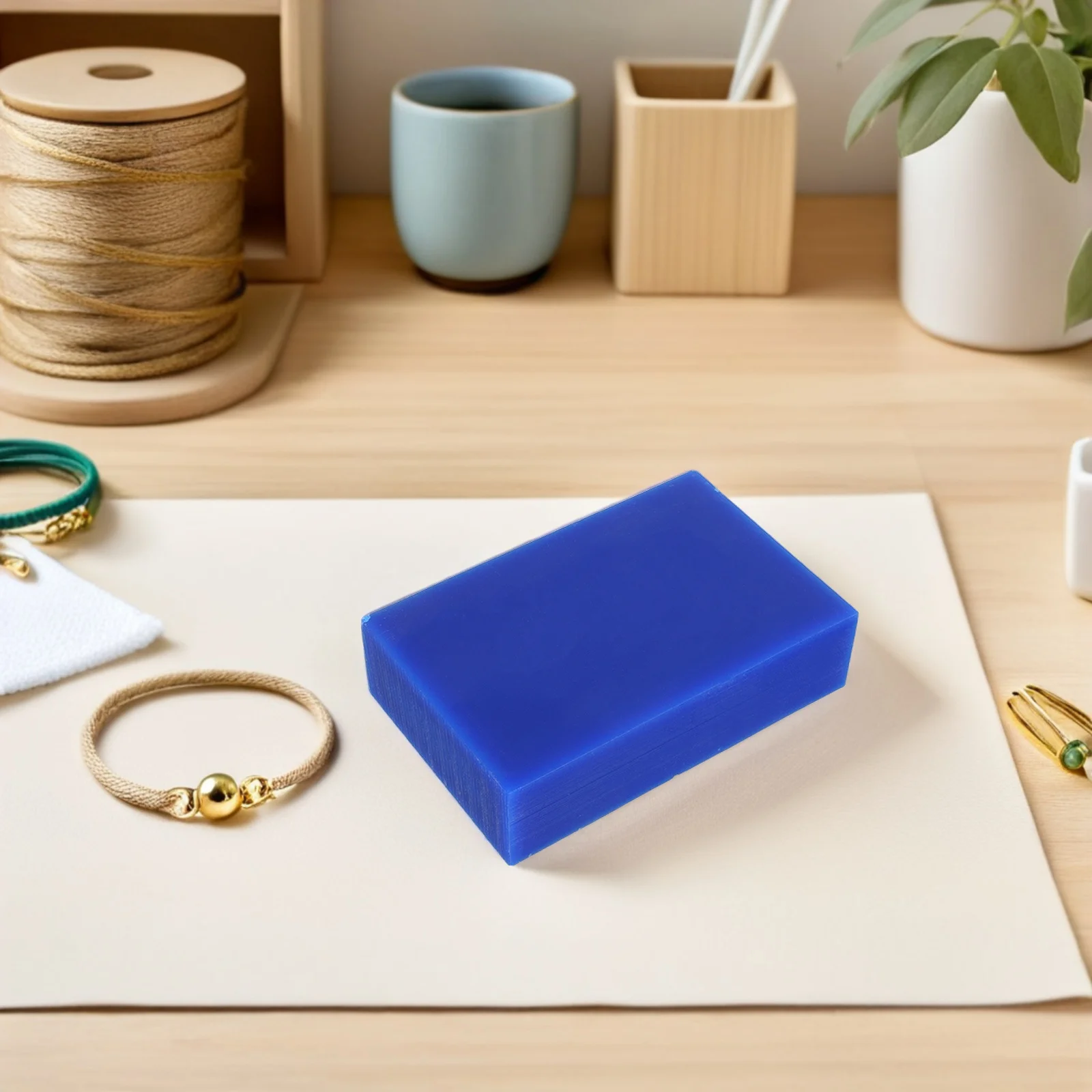 كتلة شمع نحت مستطيلة لصنع قوالب المجوهرات الحرفية - مادة شمع الصب الصلبة لنقش النحت تصميم المجوهرات بنفسك