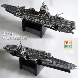 USS Enterprise Aircraft Carrier CVN65 DIY Paper Model 3D Paper Art Military Toys