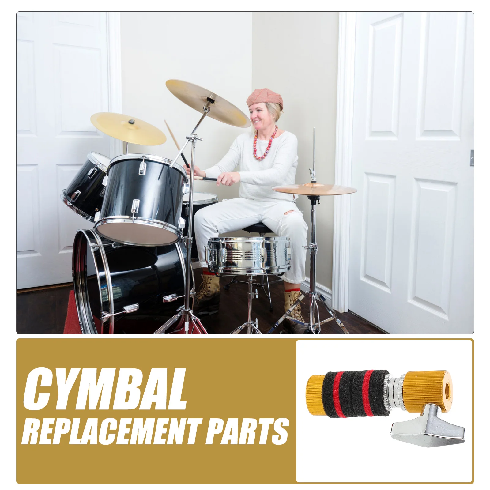 

Pedal Clutch Drum Cymbals Replacement Kit Accessories Drums and Components Metal