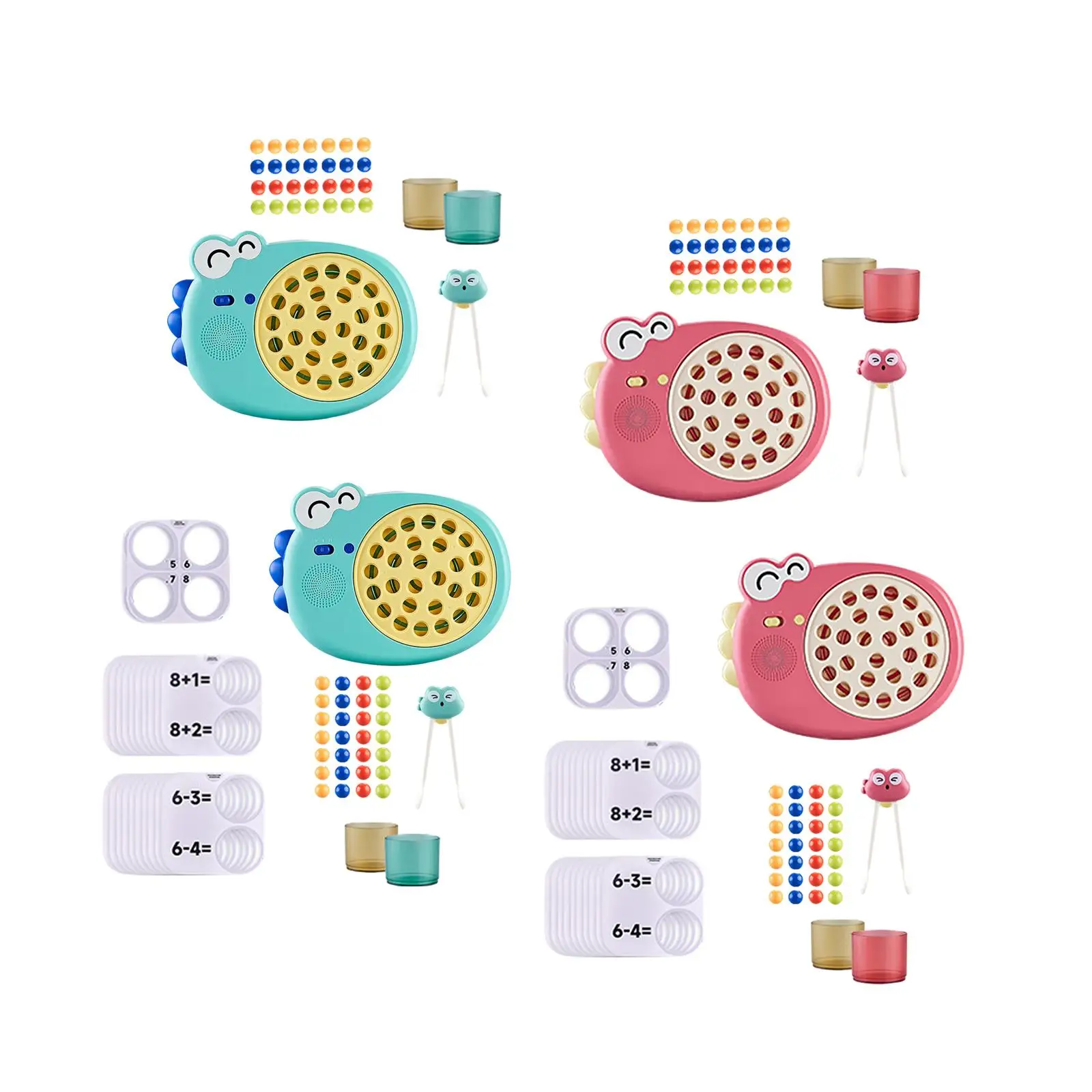 Children Toys Learn Dinosaur Chopsticks Training Kit Montessori Counting Color Practice Educational Toy for Toddlers Kids Age
