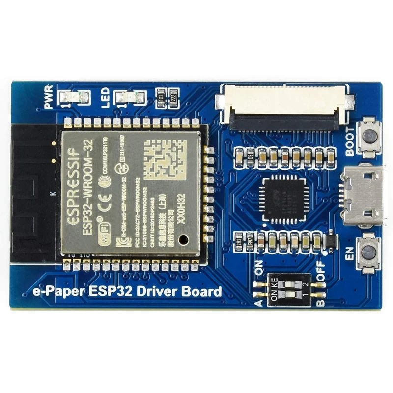 Waveshare Universal E-Paper Driver Board With Wifi Bluetooth Soc ESP32 Onboard Supports Various SPI E-Paper Raw Panels