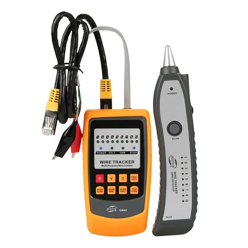 

Handheld Cable Finder Tool GM60 Rapid LAN-Cable Tester Cable Tracker for Ethernet-LAN Network Cord Maintenance Collation