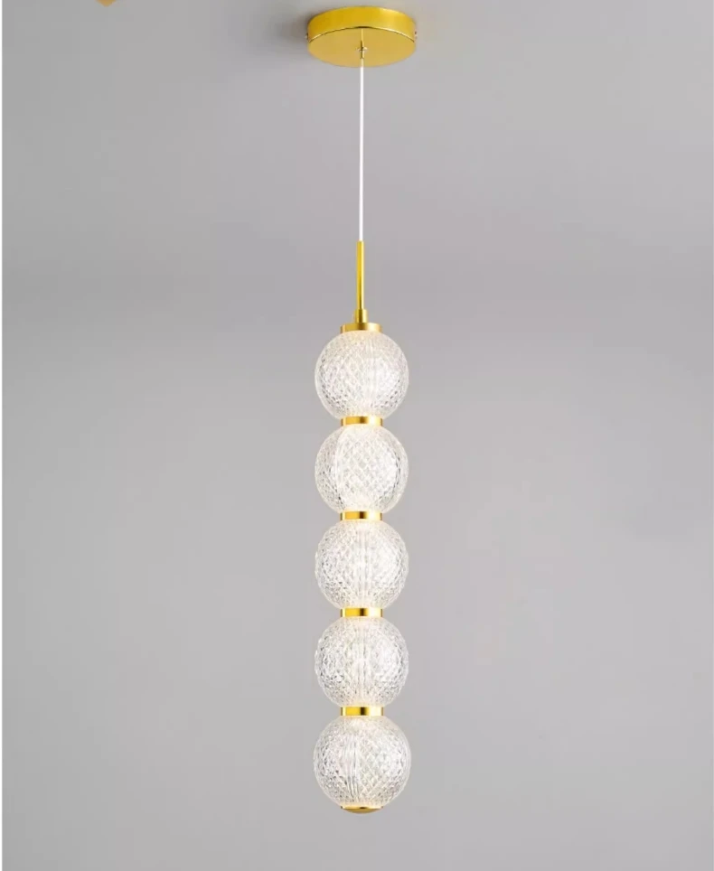 Transparent Acrylic Ball LED Pendant Lights