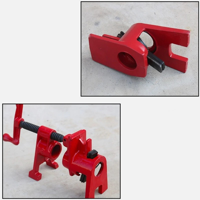 Carpenters Clamp Pipe Clamps for Woodworking Quick Release Wide-Base Clamps Pasting Pipe Clamps Set Heav