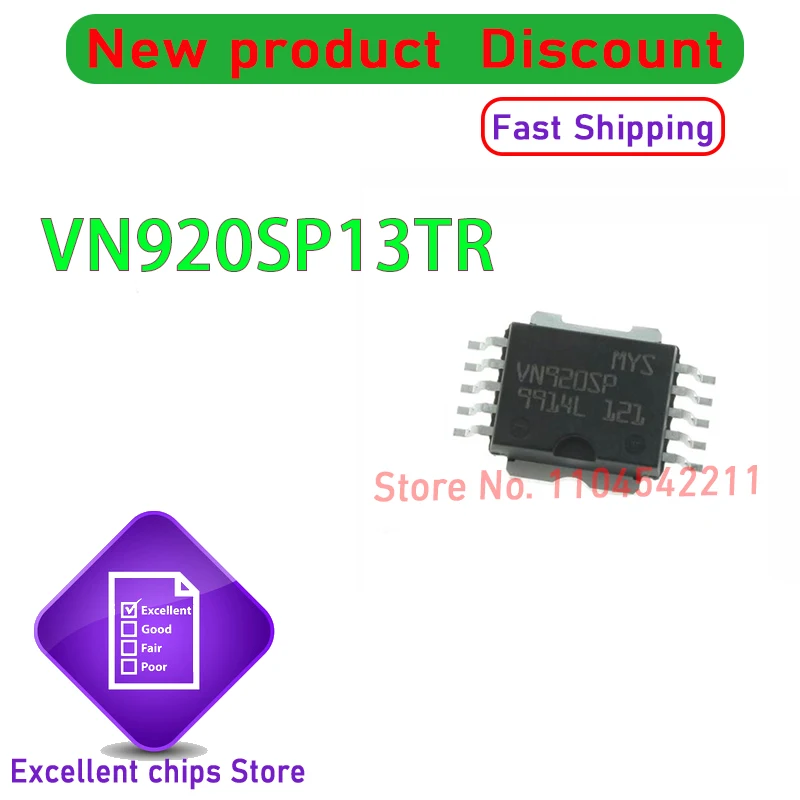 (5-10piece) 100% New VN920SP13TR VN920SP VN920 HSOP10 Chipset