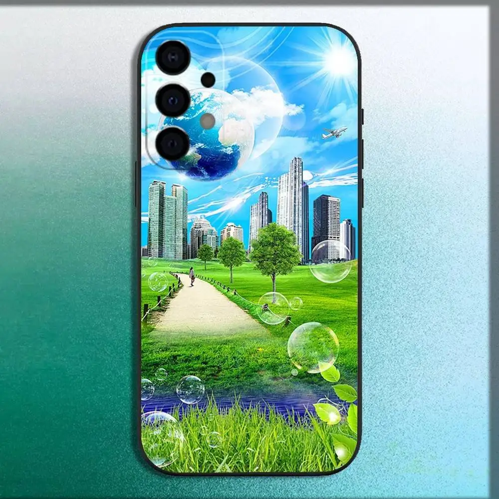 Funda de teléfono Art Frutiger Aeros para Samsung Galaxy A73,72,71,A52,51,40,41,A22,A32,31,A13,12,Note20 carcasa negra suave