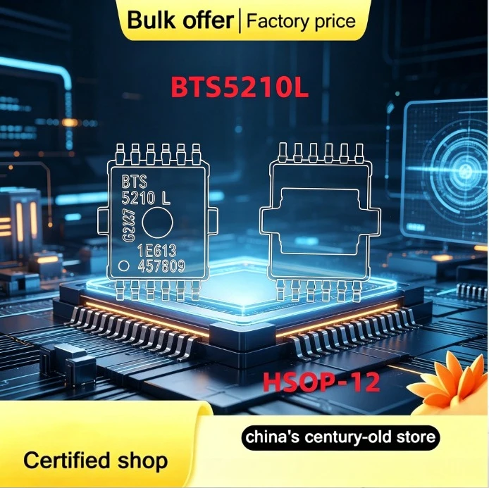 5PCS Original BTS5210L 5210L HSOP12 Automotive Power Supply IC Chip