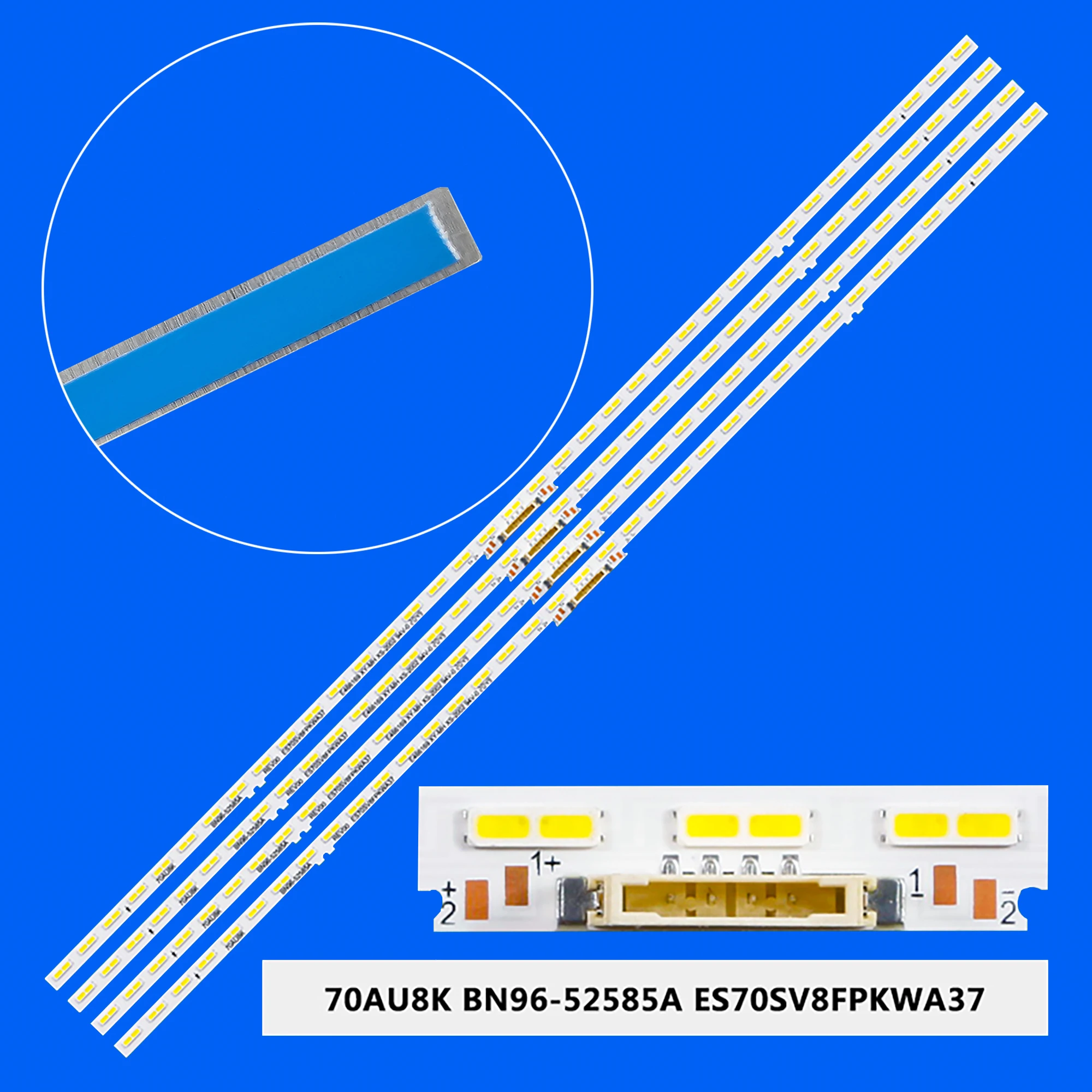 1/5/10 Kit LED backlight strip for BN96-52585A REV00 ES70SV8FPKWA37 70AU8K UE70AU7105K 70AU8000 UN70AU8000 UE70AU8000 UA70AU8000