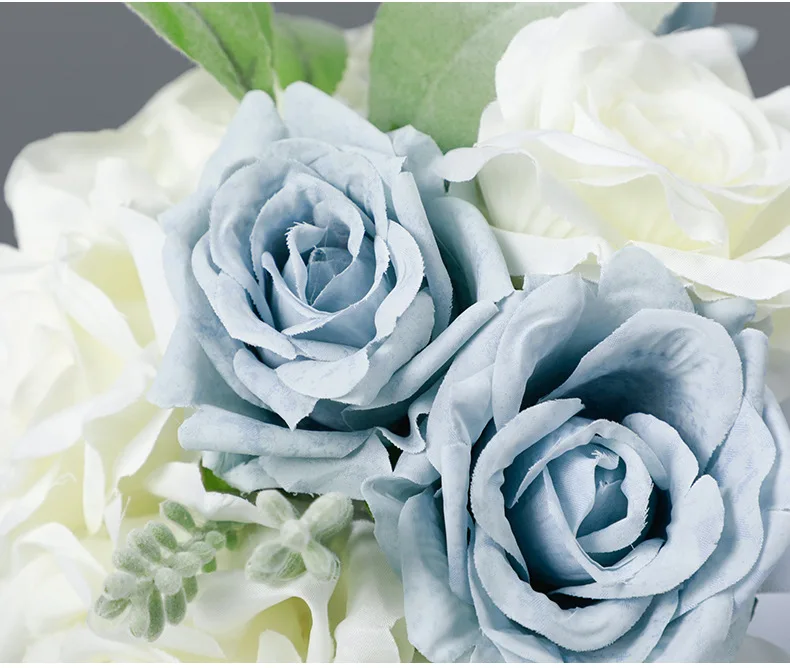 1pcs, Festival, Wedding, Valentine's Day, Bride's Wedding Bouquet, Simulation Flower, Maid of Honor Group Bouquet Rose