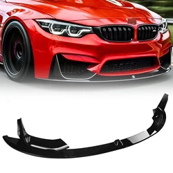 Car Front Bumper Spoiler Lip & Side Air Intake Vent Cover Splitter Auto Accessories For BMW F80 M3 F83 F82 M4 2015-2020