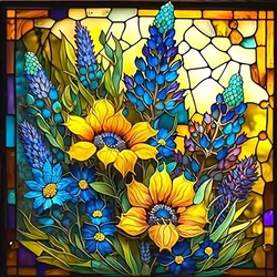 RUOPOTY Full Round Square 5d Diamond Painting Flowers Cross Stitch Picture Needlework Embroidery Art Handmade For Home Decor