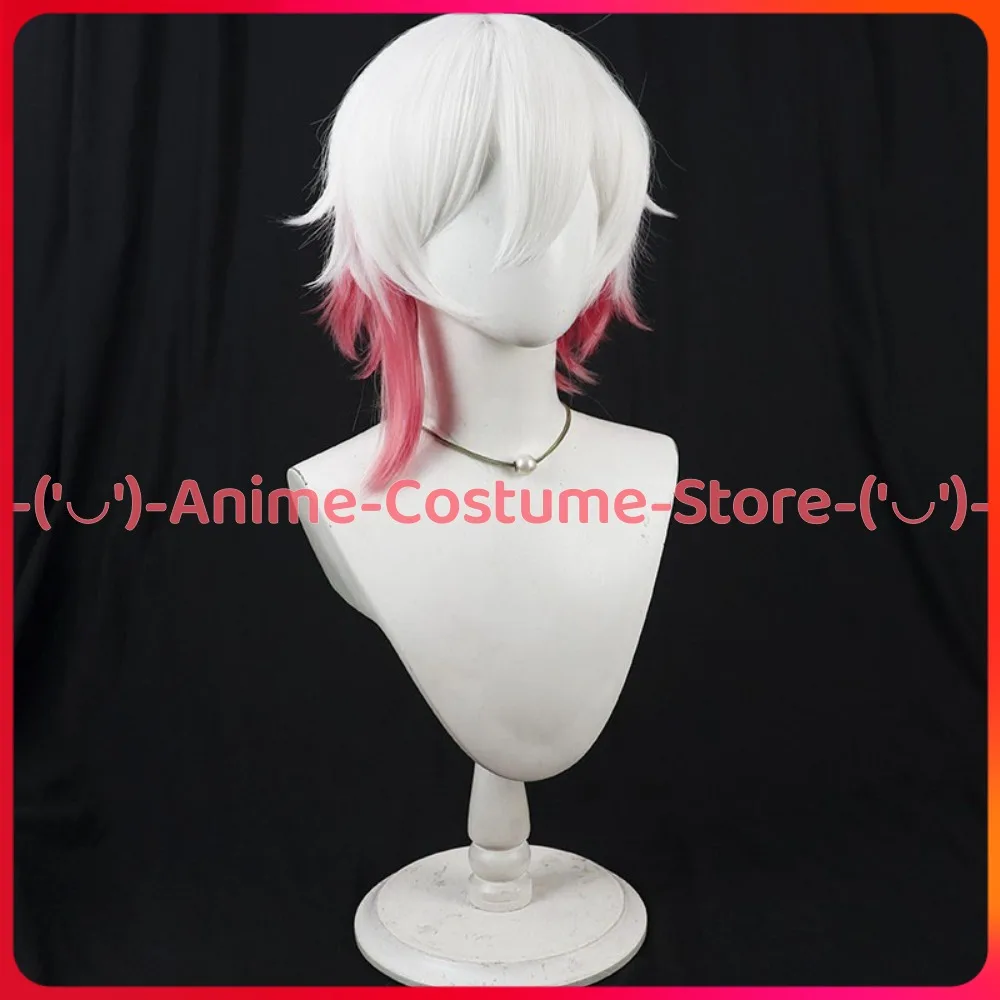 الساحرة محاكمة إيما ساكورابا شعر مستعار تأثيري أنيمي لعبة شخصية هالوين كرنفال زي حفلة الباروكات مقاومة للحرارة الشعر الاصطناعية #3