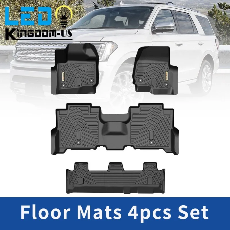 

Floor Mats Liner for 2018-2023 Ford Expedition & Max 2018-2021 Lincoln Navigator United States