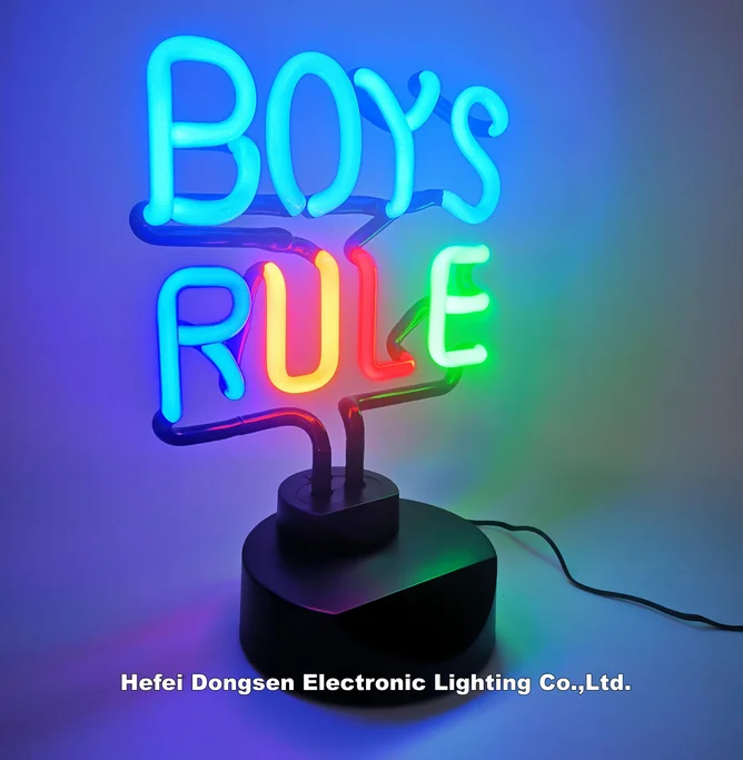 Boys Rule Neon Light