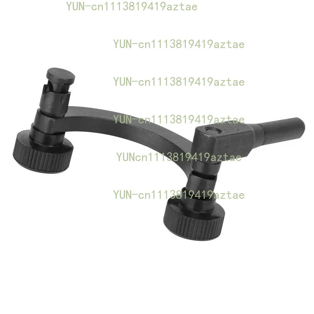 Arc-Shaped Central Table Support with Dial Indicator Measuring Tool for Assembly