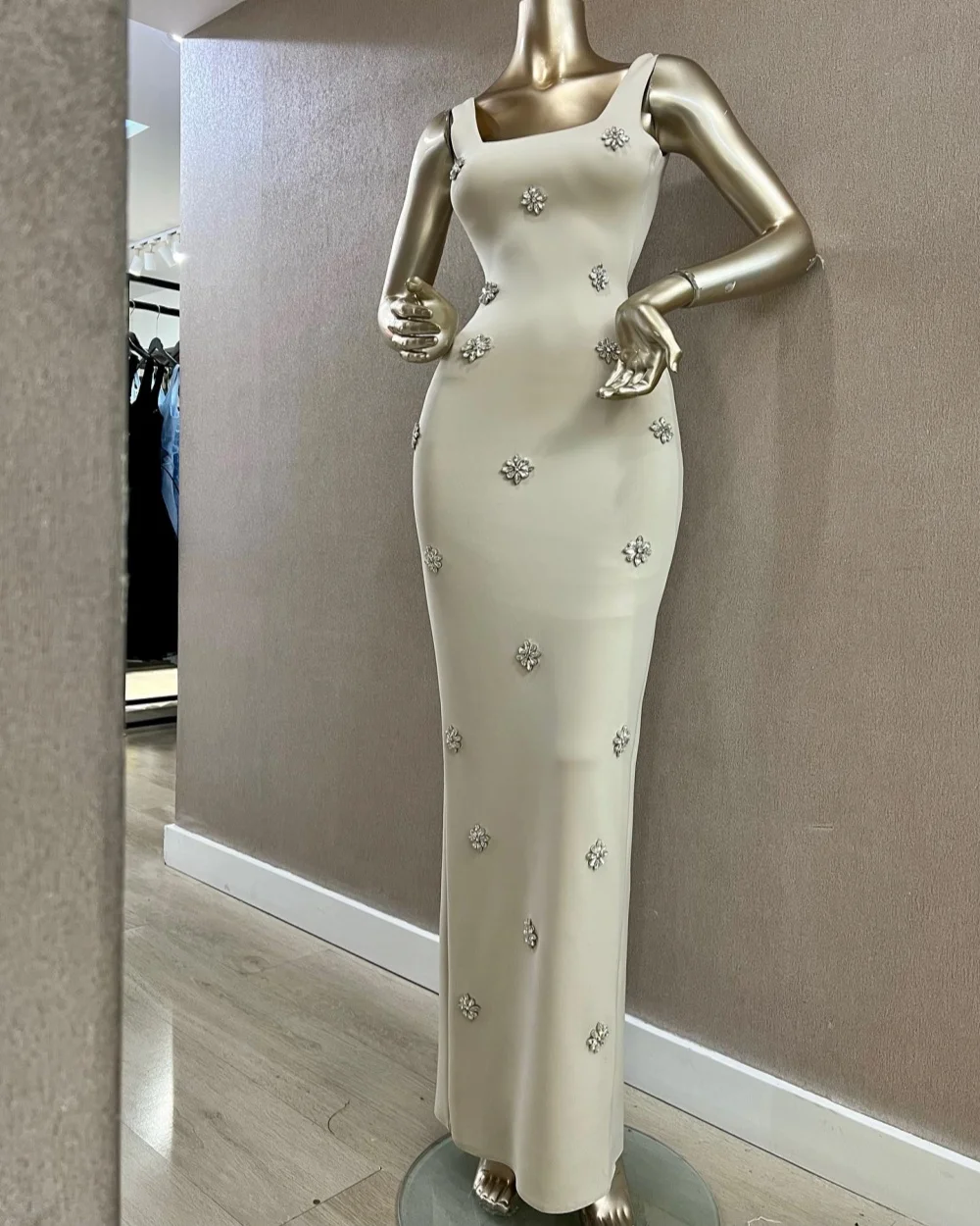 

Одинаковые классические джерси со стразами по индивидуальному заказу, плиссированные колонны, длинные платья на тонких бретельках, платья на заказ, модные вечерние платья