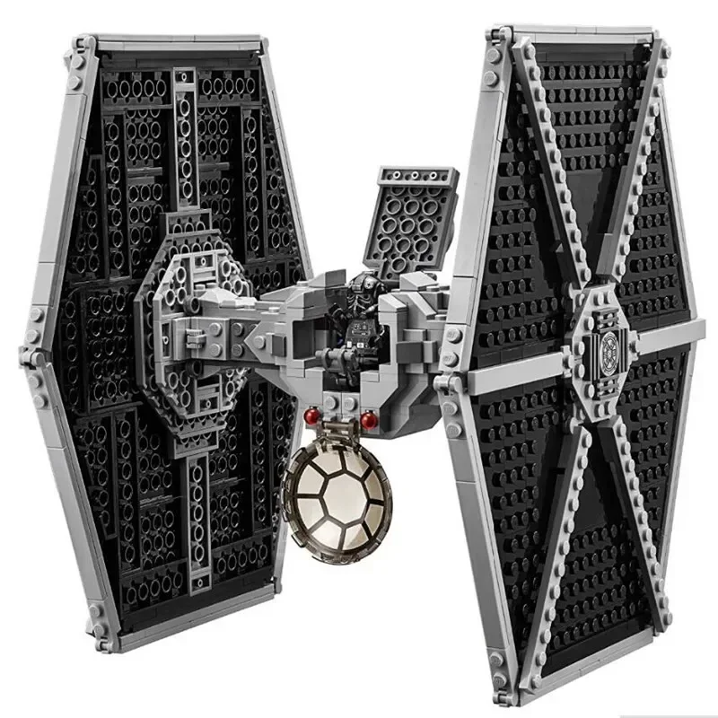 STAR WARS NEW 2023Tie Fighter Stars Fighter Space Wars Figures FIT 75300 Model Building Blocks Bricks Kids Boys Toys Gift