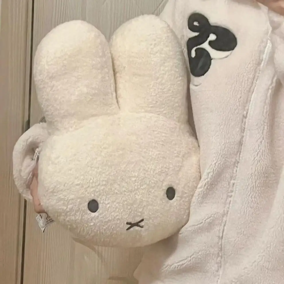 ميفي عيون سوداء لطيف دمية ألعاب من نسيج مخملي Kawaii السرير وسادة لينة مريحة وسادة أريكة وسادة دمى هدايا لفتاة وصبي