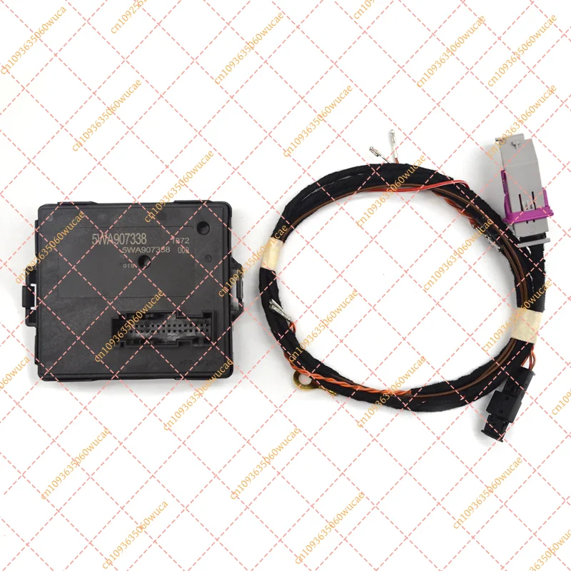 5WA907338 Headlight Dynamic Turning Module Upgrade Kit with Wiring Harness for Volkswagen Golf MK8