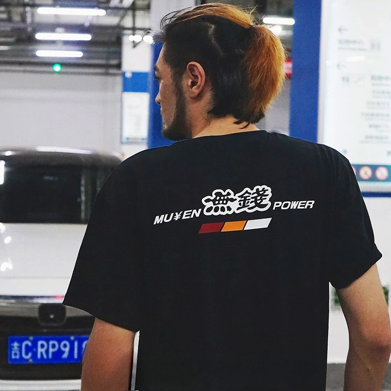 

Personalized Japanese JDM Modified Spoof Infinite Fit FD2FK8 Cotton Short Sleeve T-Shirt Summer Trend High Street Harajuku