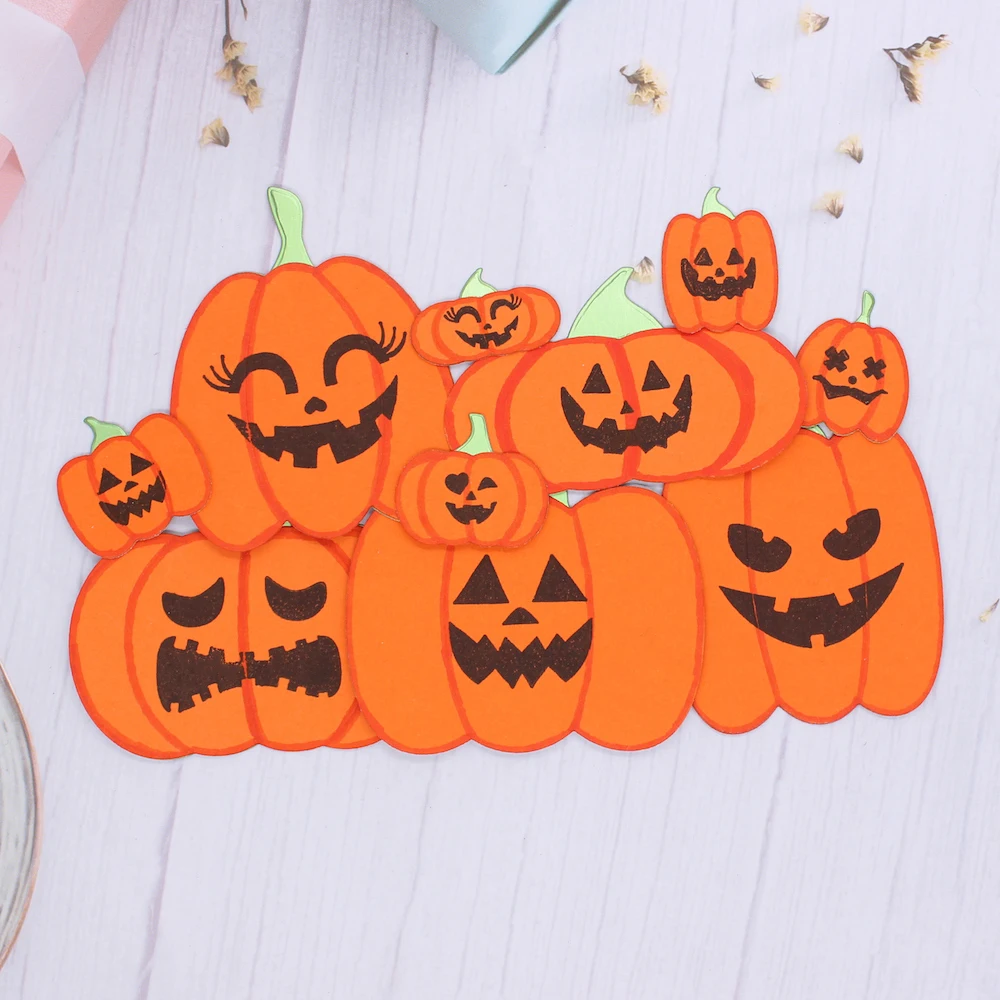 KSCRAFT Pumpkin Family Metal Cutting Dies Stencils for DIY Scrapbooking Decorative Embossing DIY Paper Cards