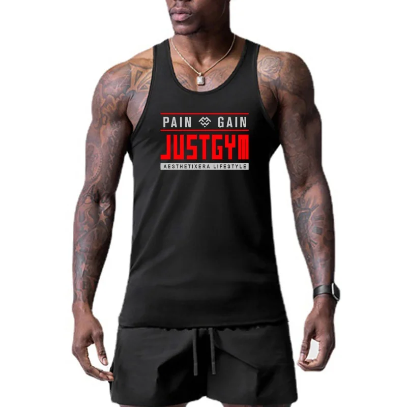 

Hip-Hop Mens Muscle Workout Trend Tank Top Bodybuilding Clothing Popular Sports Mesh Vest Fitness Quick Dry Sleeveless Singlets