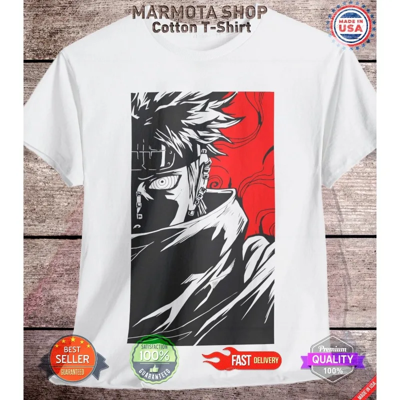

Pain Shirt Naruto Shippuden Akatsuki Itachi Anime Style Tee T-Shirt All Size Summer Men and Women High Quality Cotton Tshirt