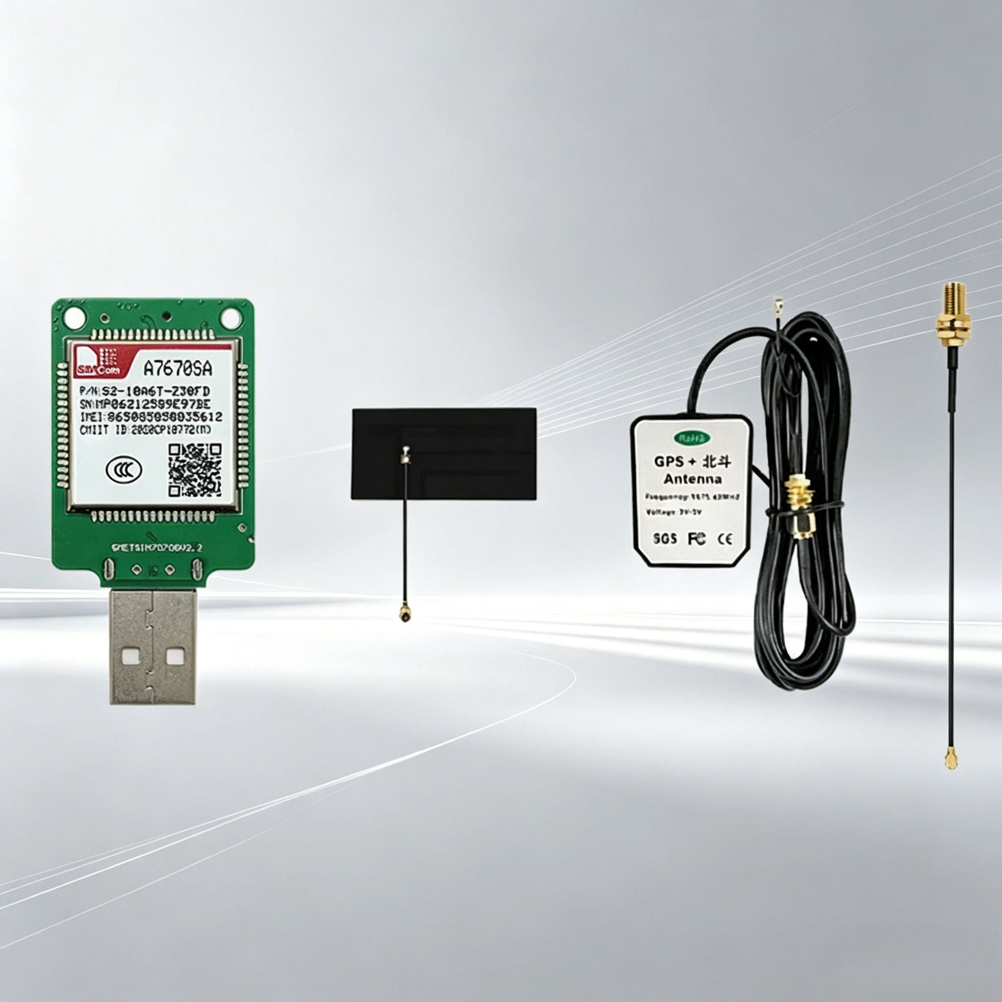 simcom-a7670sa-usbドングルコアボード-lte-cat1-2g-ワイヤレス通信モジュール-a7670sa-dongle