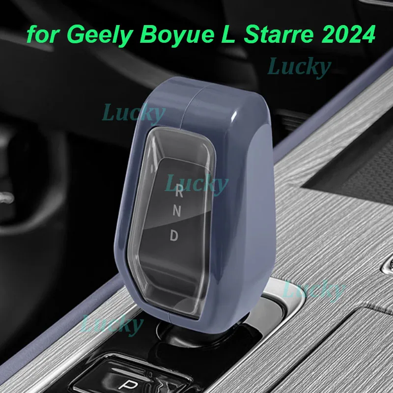 

Car Gear Shift Knob Protective Cover for BYD Boyue L Starray 2024 Central Gear Shift Collars ABS Cover Interior Accessories