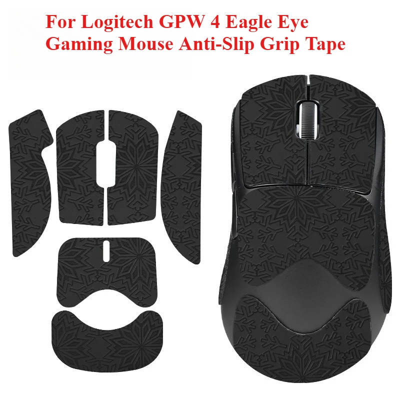 

Anti-Slip Sweat-Proof Printed Sticker Protective Film for Logitech GPW 4 Eagle Eye Gaming Mouse， Custom Fit for G Pro Wireless 4