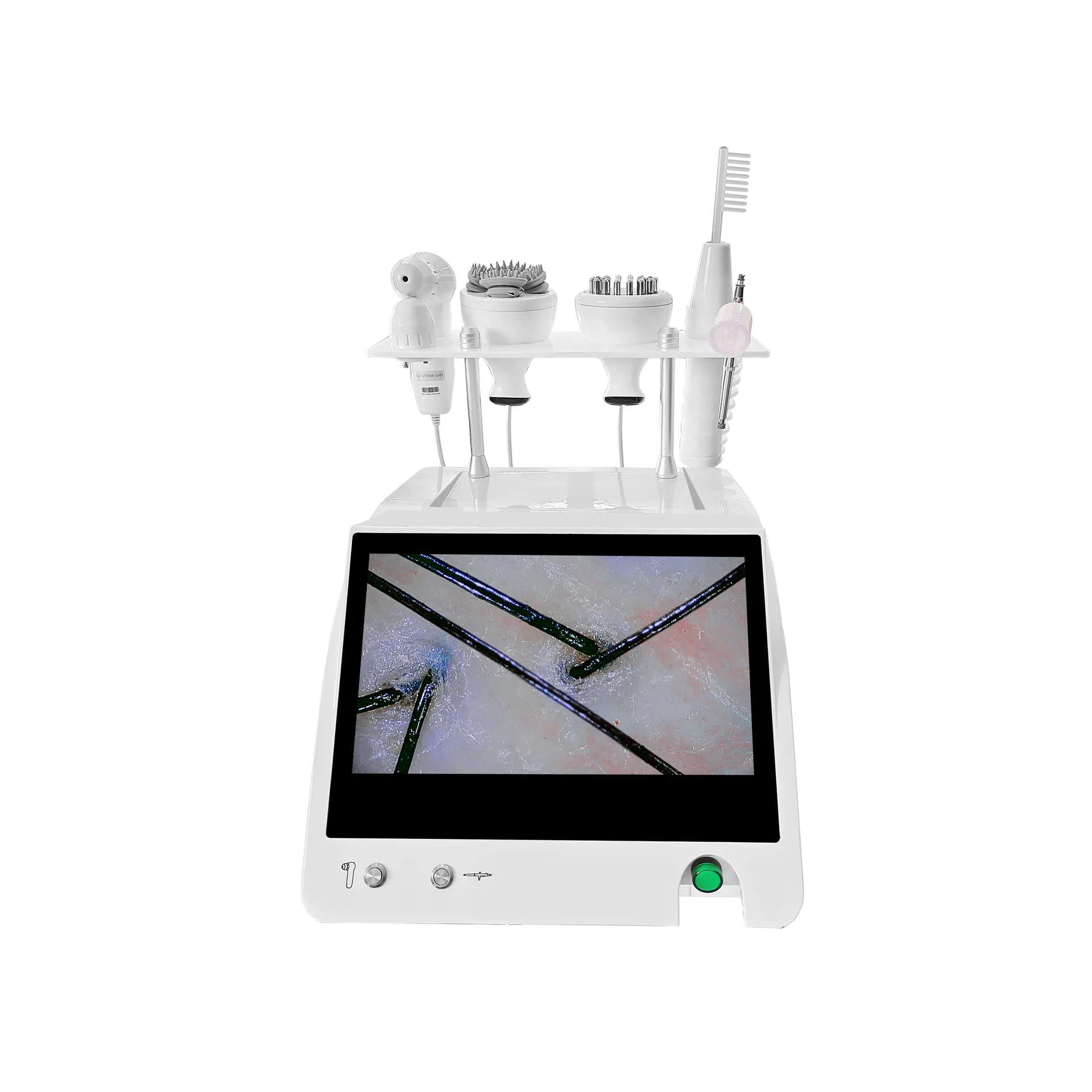 Scalp Care Hair Follicle Detection Device Combing Meridians Massage Health Scalp Detection Five In One Therapy Device