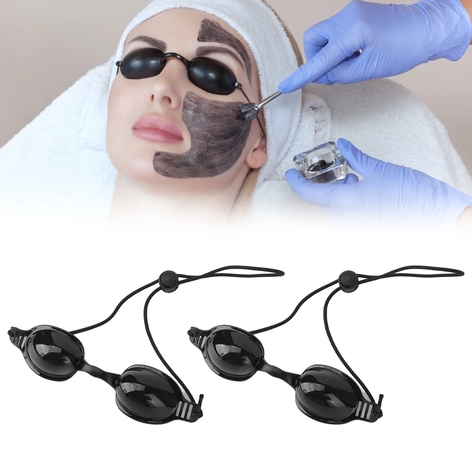 

2 шт. IPL косметические лазерные защитные очки для глаз для Photon Beauty, устройство для терапии красным светом