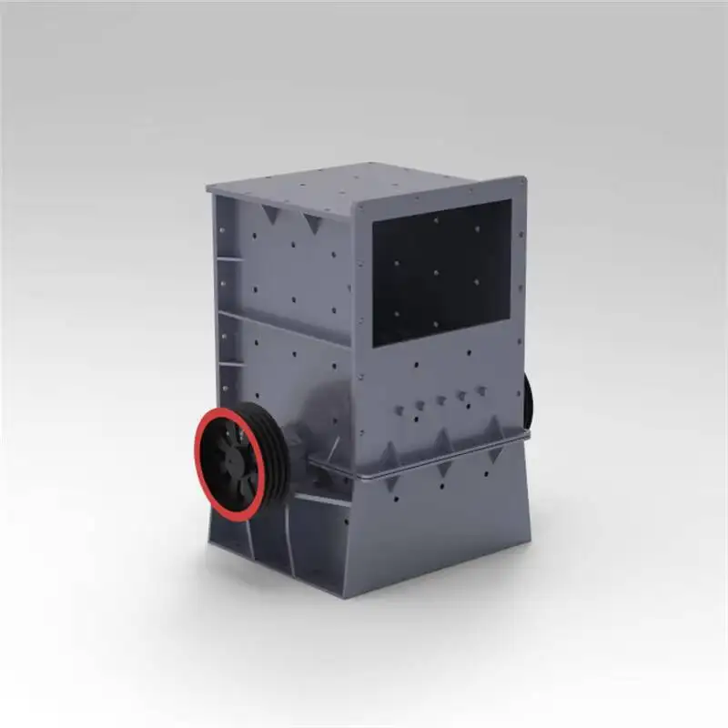 خط إنتاج سحق نفايات خام البناء أحادي المرحلة، كسارة صندوق شديدة التحمل، خبث الفحم، حجر الليمون #4